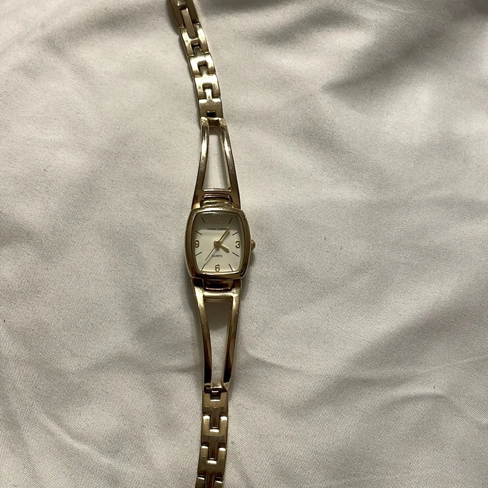 Casual Corner gold-tone watch
